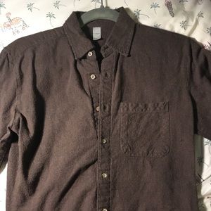 XS American Apparel brown flannel chamois shirt